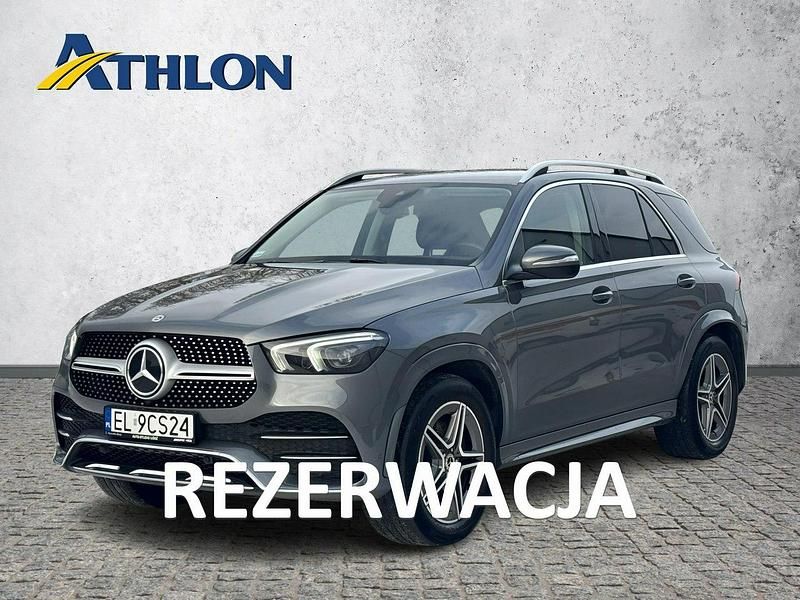 Szary (metalik) Używany 2021 Mercedes GLE300 SUV | 214 500 zł - Obraz 1/4