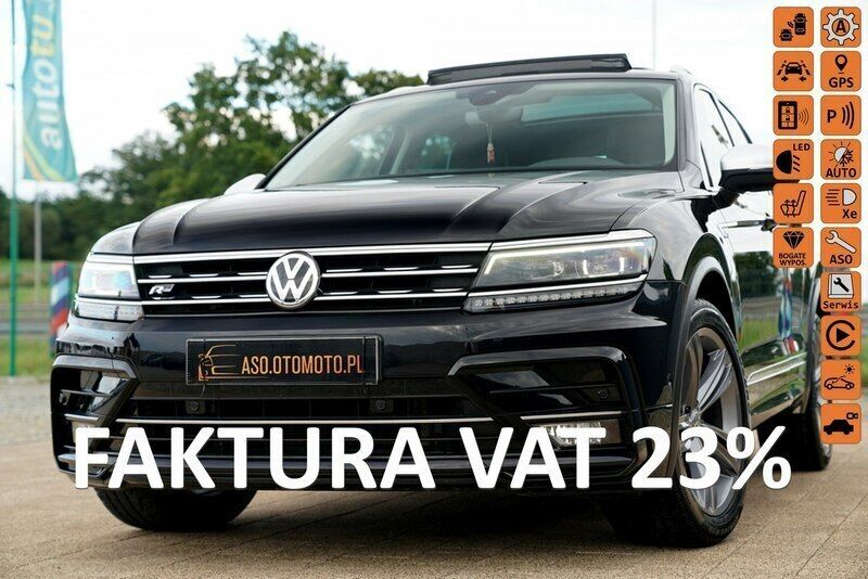 Czarny (metalik) Używany 2019 VW Tiguan SUV | 120 081 zł - Obraz 1/4