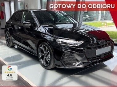 Czarny Nowe 2025 Audi A3 Sportback S-Line Hatchback | 168 000 zł (Dość drogi) - Obraz 1/3