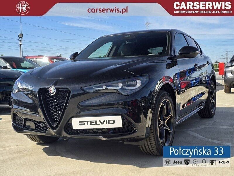 Czarny (metalik) Nowe 2025 Alfa Romeo Stelvio SUV | 248 890 zł - Obraz 1/4