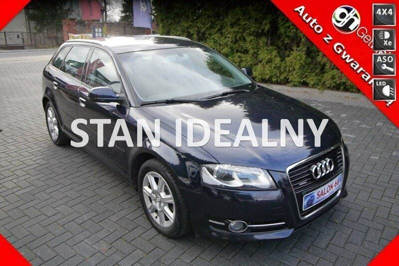 Niebieski (metalik) Używany 2012 Audi A3 Hatchback | 31 900 zł (Super Cena) - Obraz 1/4
