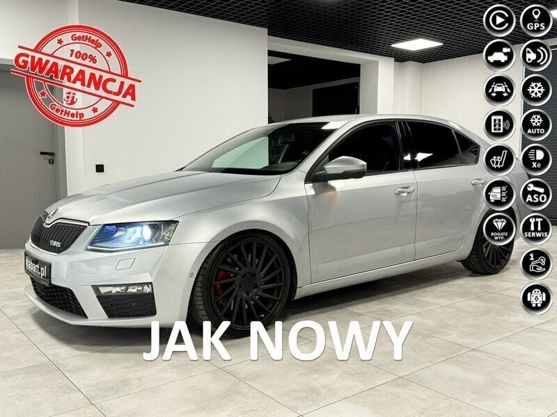 Srebrny (metalik) Używany 2015 Skoda Octavia Sedan/Limuzyna | 72 900 zł - Obraz 1/4