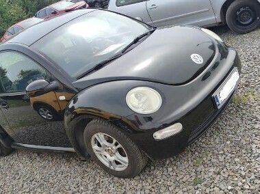 Czarny Używany 2002 VW Beetle Hatchback | 8900 zł - Obraz 1/4