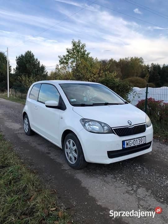 Biały Używany 2013 Skoda Citigo Hatchback | 10 500 zł - Obraz 1/4
