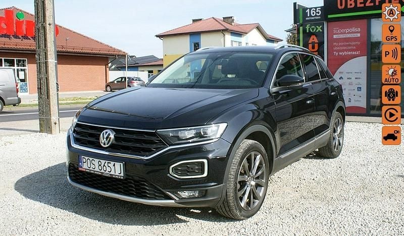 Czarny (metalik) Używany 2021 VW T-Roc SUV | 74 900 zł (Super Cena) - Obraz 1/4