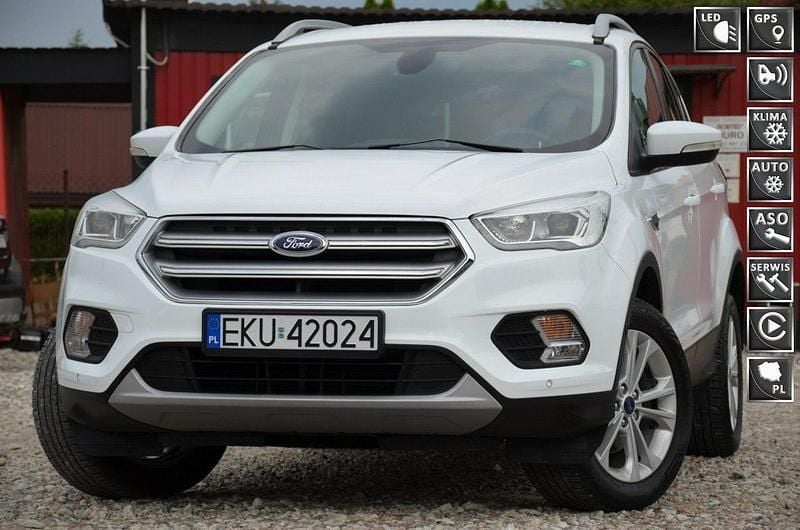 Biały Używany 2017 Ford Kuga SUV | 46 900 zł (Super Cena) - Obraz 1/4