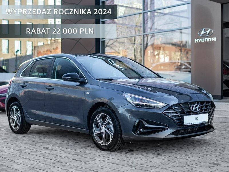 Szary (metalik) Nowe 2024 Hyundai i30 Hatchback | 107 500 zł (Dość drogi) - Obraz 1/4