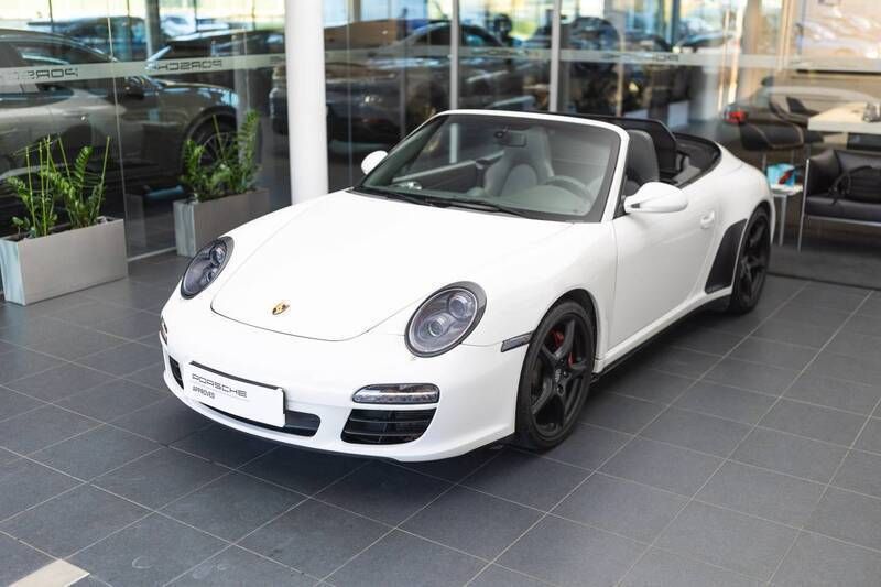 Carrera white Używany 2008 Porsche 911 Carrera 4S Kabriolet | 349 900 zł - Obraz 1/4