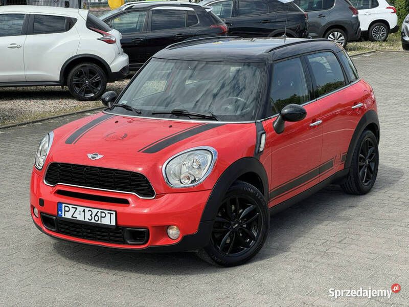 Czerwony Używany 2012 Mini Cooper SD Countryman SUV | 36 900 zł - Obraz 1/4