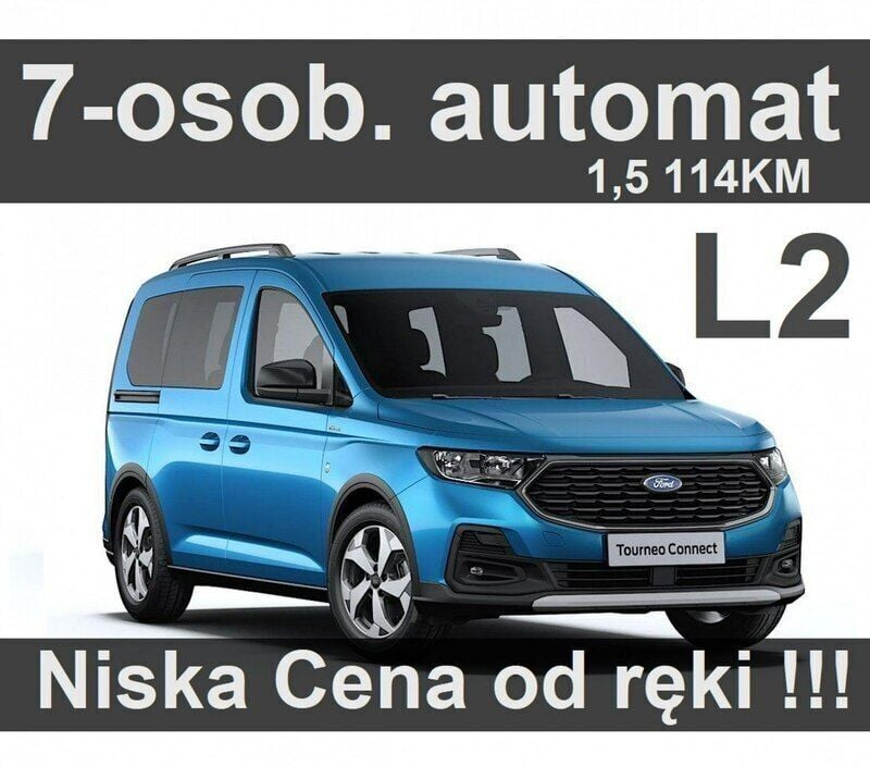 Niebieski Używany 2024 Ford Tourneo Connect Minivan | 151 167 zł - Obraz 1/4