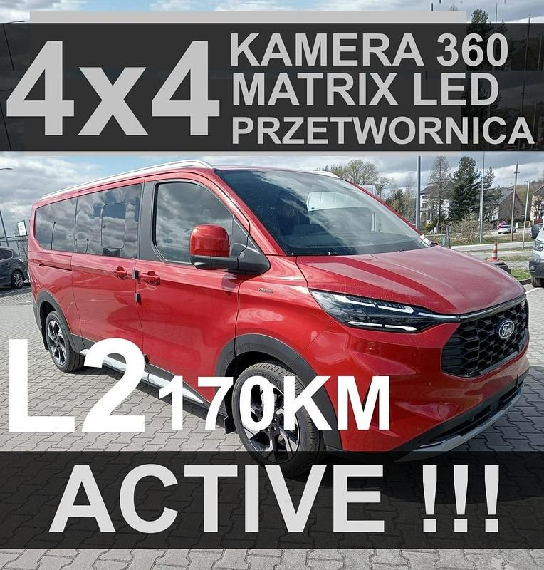 Czerwony (metalik) Nowe 2025 Ford Tourneo Minivan | 286 467 zł (Uczciwa cena) - Obraz 1/4