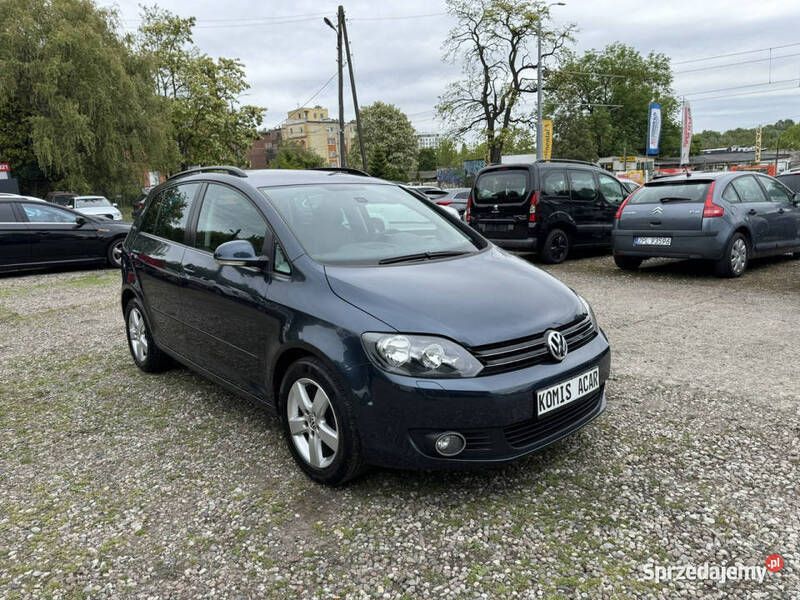 Niebieski Używany 2010 VW Golf Plus Cross Comfortline Minivan | 20 900 zł - Obraz 1/4