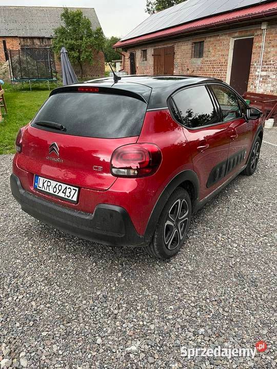 Używany Citroën C3 Shine 2019 Czerwony Hatchback