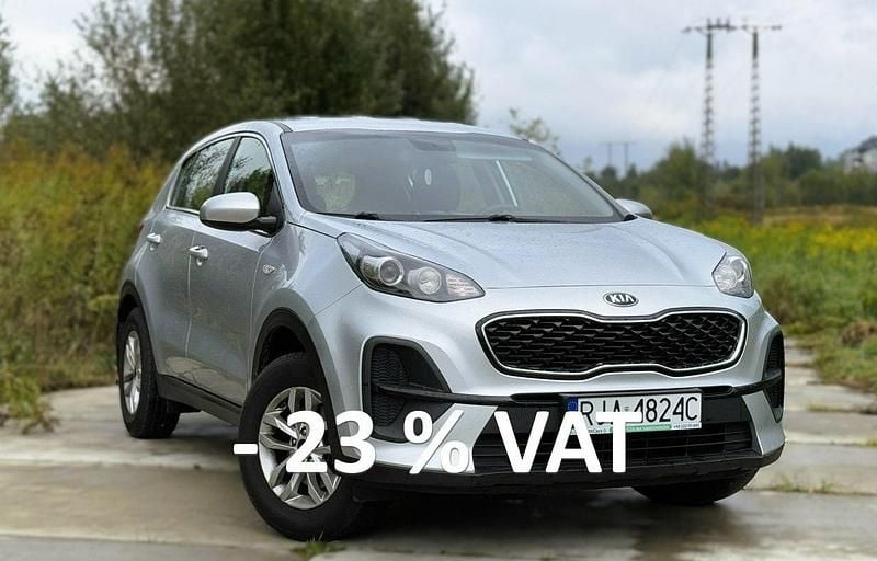 Srebrny (metalik) Używany 2021 Kia Sportage 2 SUV | 68 900 zł (Dobra cena) - Obraz 1/4
