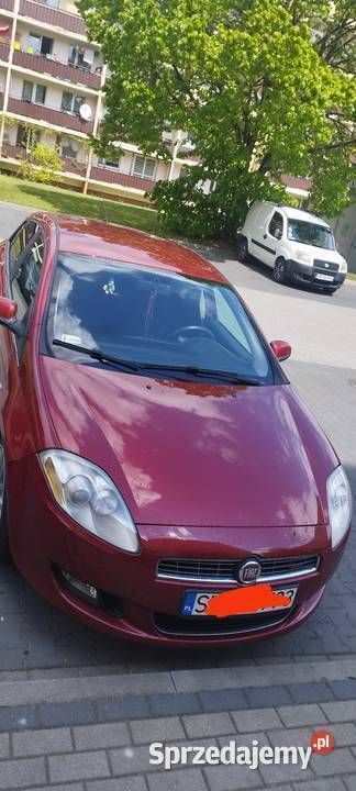 Bordowy Używany 2008 Fiat Bravo Hatchback | 6900 zł (Dobra cena) - Obraz 1/4