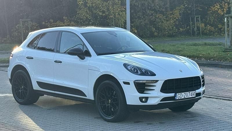 Biały Używany 2018 Porsche Macan SUV | 108 500 zł (Dobra cena) - Obraz 1/4