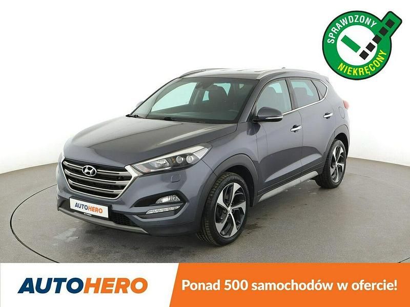 Szary Używany 2017 Hyundai Tucson Style SUV | 59 800 zł (Uczciwa cena) - Obraz 1/3