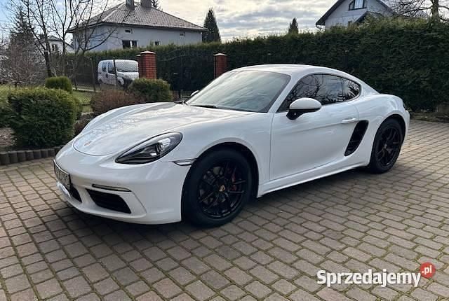 Biały Używany 2018 Porsche 718 Cayman Coupe | 176 000 zł - Obraz 1/4