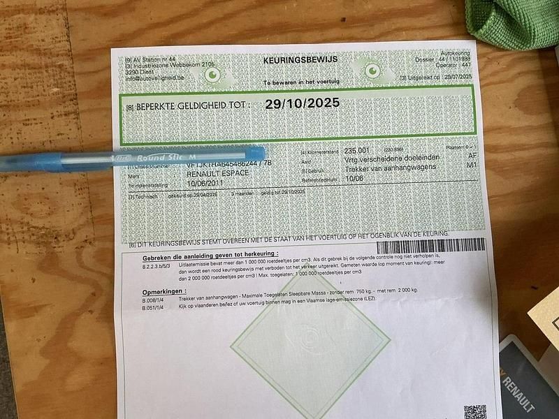 Używany Renault Espace 131 KM (96 kW) 2011 Szary Sedan/Limuzyna