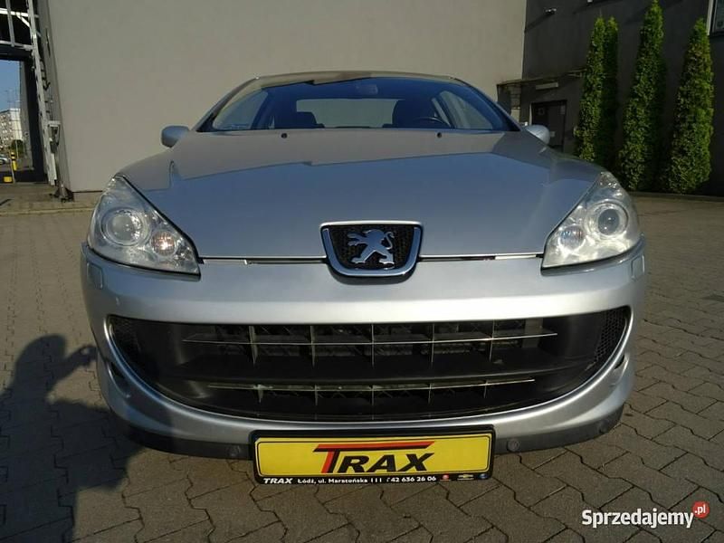 Srebrny (metalik) Używany 2007 Peugeot 407 Coupe Coupe | 15 900 zł - Obraz 1/4