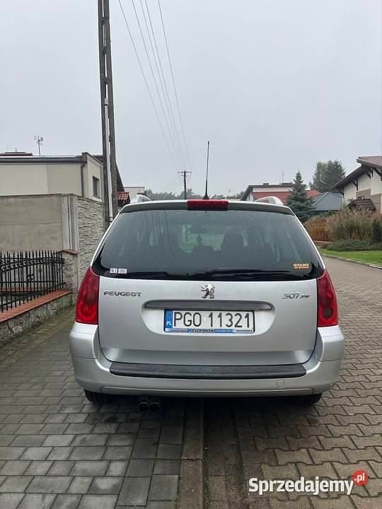 Srebrny Używany 2004 Peugeot 307 Kombi | 4700 zł (Uczciwa cena) - Obraz 1/4
