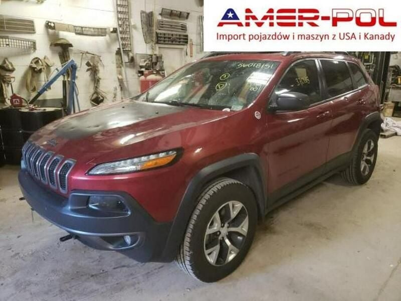 Używany Jeep Cherokee Trailhawk 271 KM (199 kW) 2017 Czerwony SUV