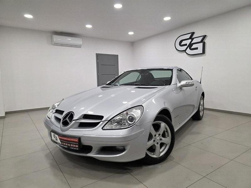Srebrny (metalik) Używany 2005 Mercedes SLK200 Kabriolet | 30 900 zł - Obraz 1/4