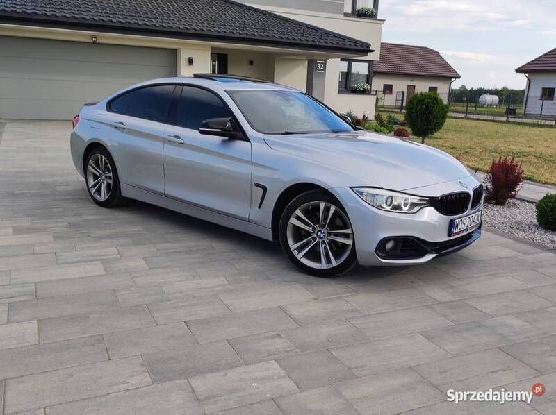 Srebrny Używany 2015 BMW 428 Sport Line Coupe | 71 500 zł - Obraz 1/4