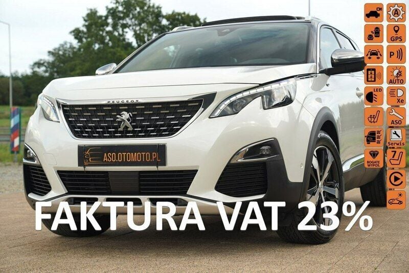 Biały (metalik, perła) Używany 2019 Peugeot 5008 Minivan | 111 951 zł - Obraz 1/4