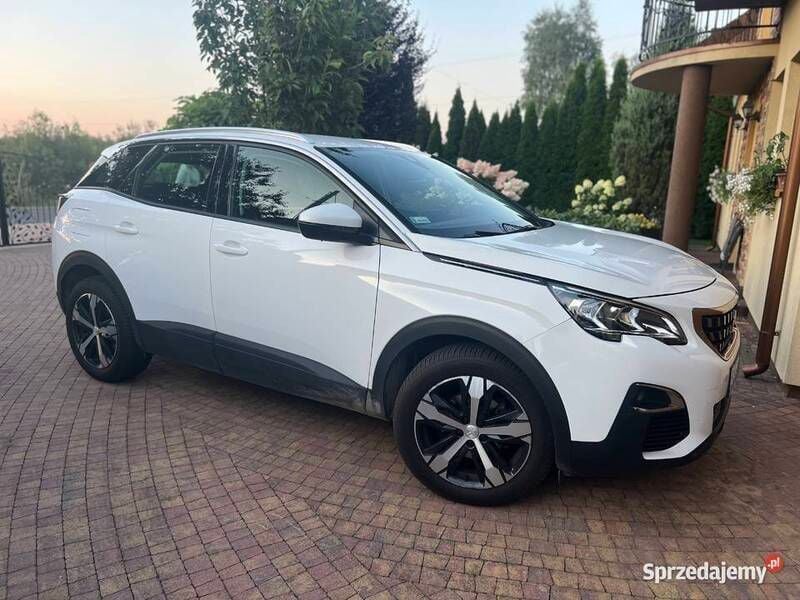 Biały Używany 2018 Peugeot 3008 SUV | 76 000 zł (Dość drogi) - Obraz 1/4