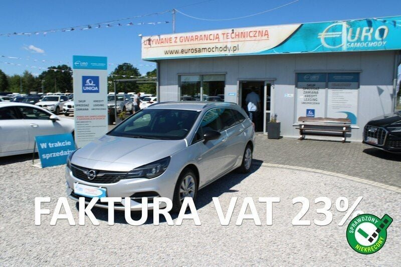 Szary (metalik) Używany 2021 Opel Astra Kombi | 37 642 zł (Super Cena) - Obraz 1/4