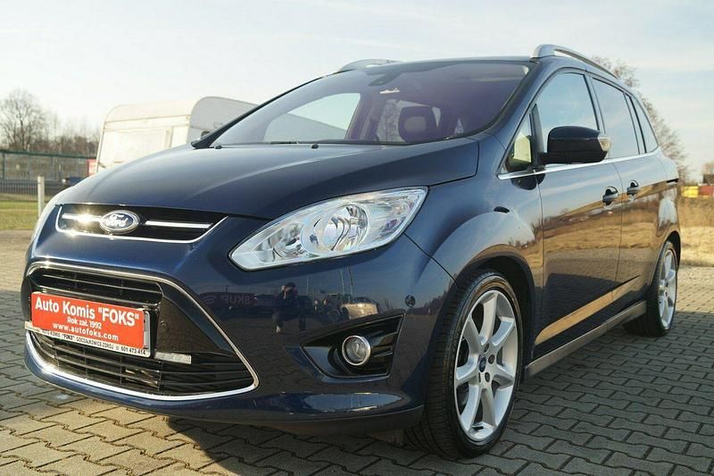 Używany Ford Grand C-Max Titanium 163 KM (119 kW) 2012 Niebieski ciemny (metalik) Minivan