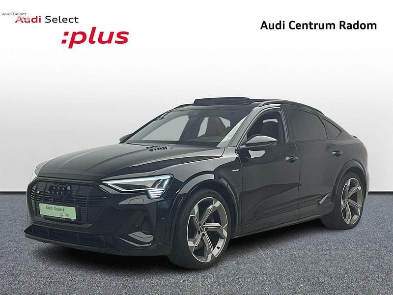 Czarny Używany 2021 Audi e-tron S-Line SUV | 229 980 zł - Obraz 1/4