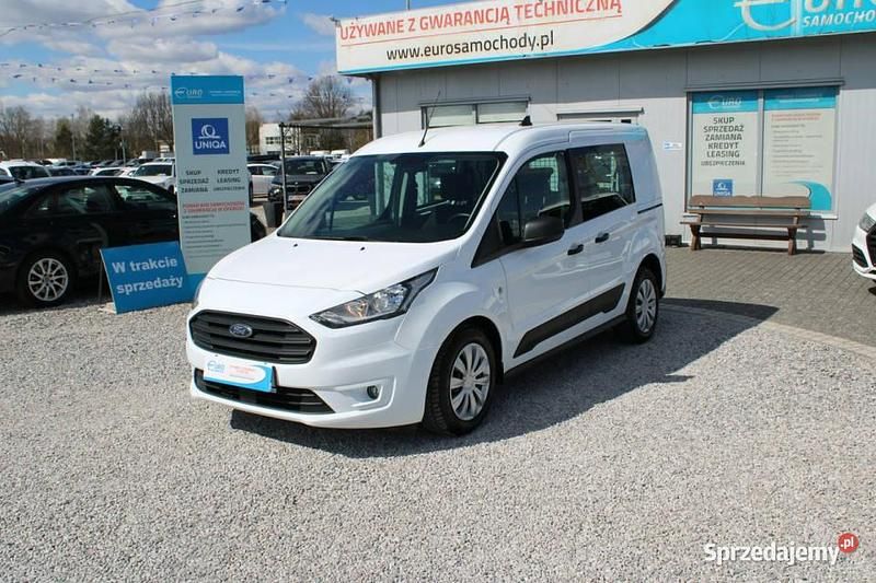 Biały Używany 2021 Ford Transit Trend Kombi | 66 900 zł (Drogi) - Obraz 1/4