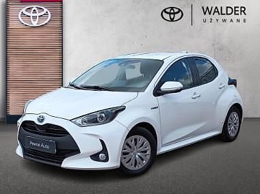 Biały Używany 2021 Toyota Yaris Hybrid Comfort Hatchback | 55 500 zł (Uczciwa cena) - Obraz 1/4
