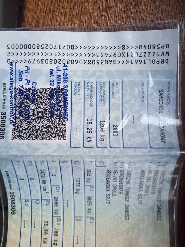 Używany VW Transporter 2001 Biały Van