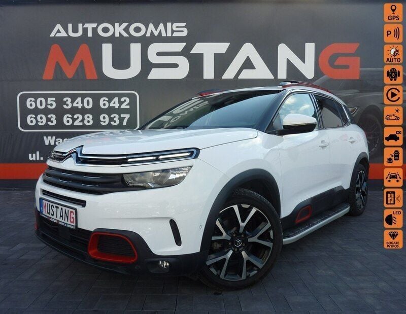 Biały Używany 2019 Citroën C5 Aircross SUV | 64 900 zł (Uczciwa cena) - Obraz 1/4