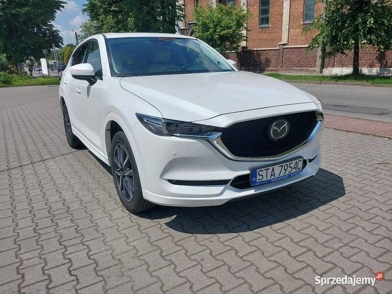Biały Używany 2018 Mazda CX-5 SUV | 96 500 zł (Dość drogi) - Obraz 1/4