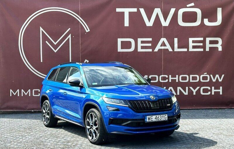 Niebieski (metalik) Używany 2019 Skoda Kodiaq SUV | 142 800 zł - Obraz 1/4