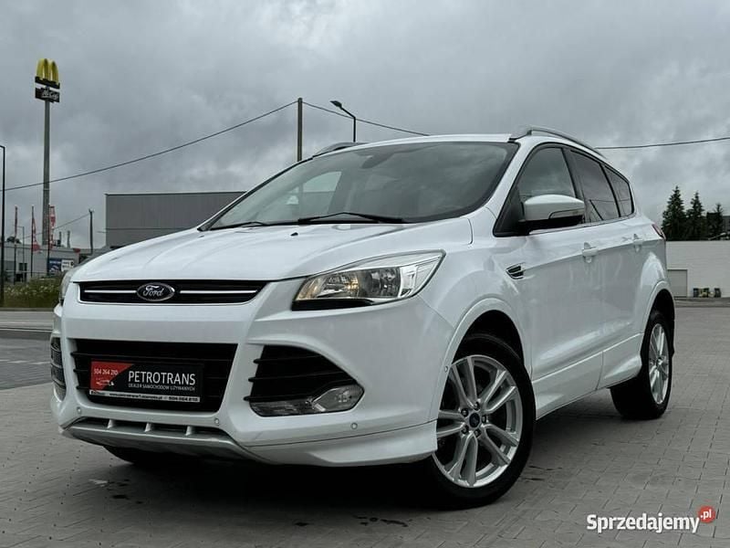 Biały Używany 2014 Ford Kuga SUV | 38 900 zł (Dobra cena) - Obraz 1/4