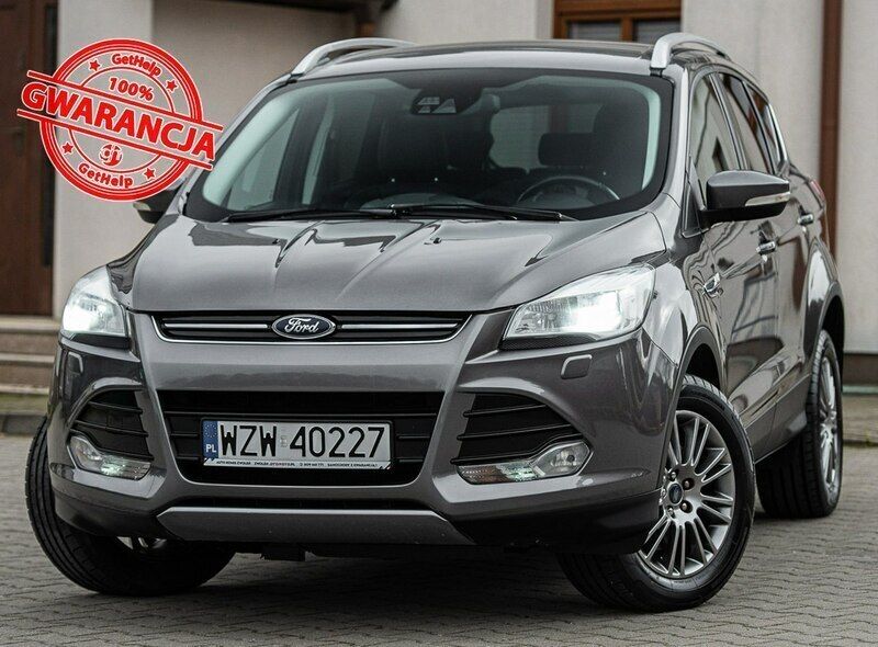 Szary Używany 2014 Ford Kuga Titanium SUV | 41 700 zł (Uczciwa cena) - Obraz 1/4