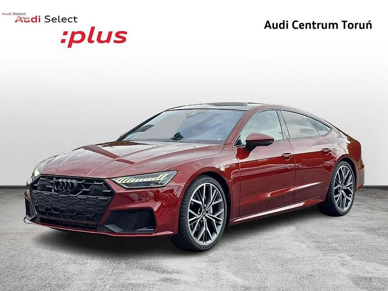 Czarny Używany 2024 Audi A7 Sportback S-Line Hatchback | 303 900 zł - Obraz 1/4