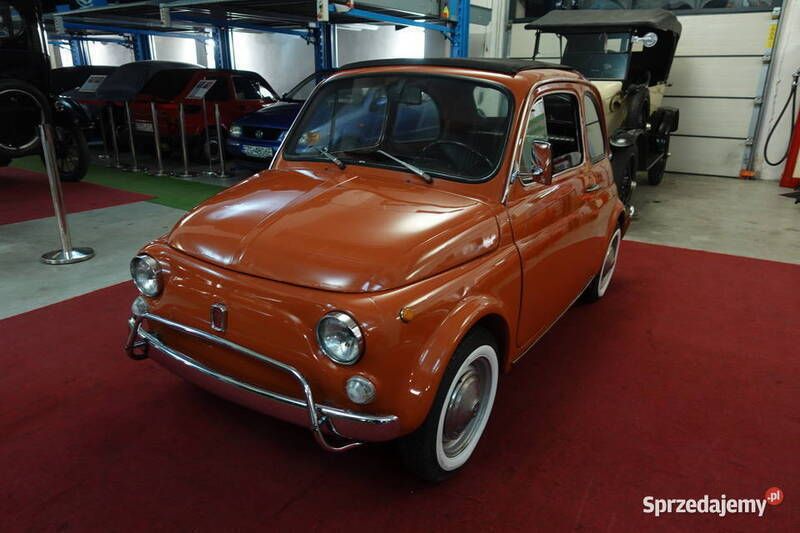 Pomarańczowy Używany 1971 Fiat 500 Hatchback | 33 500 zł - Obraz 1/4