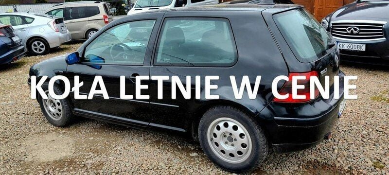 Czarny Używany 2002 VW Golf IV | 3900 zł (Dobra cena) - Obraz 1/4