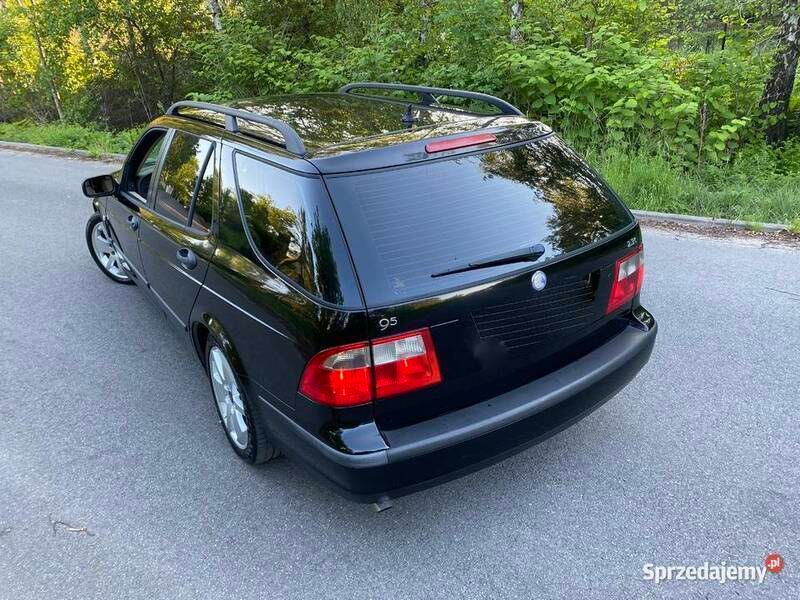 Czarny Używany 2002 Saab 9-5 Kombi | 4999 zł - Obraz 1/4