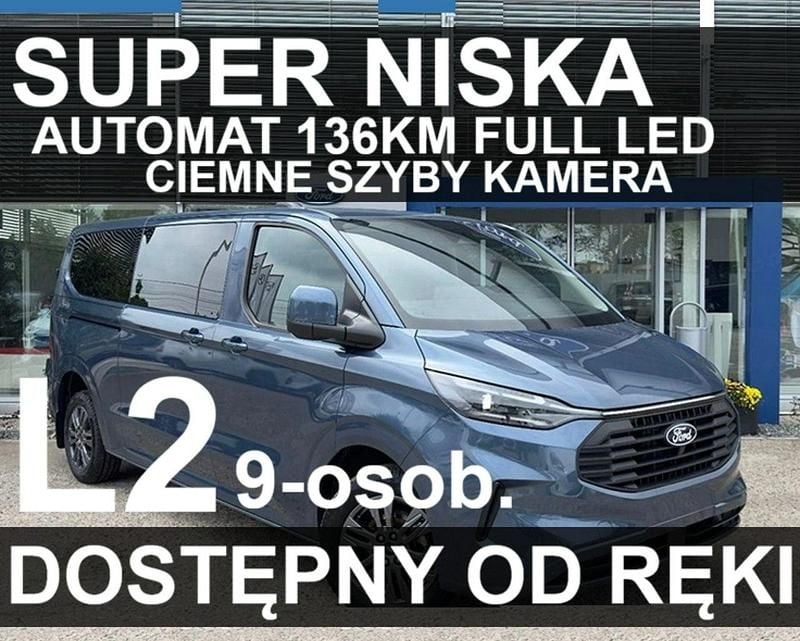 Nowe Ford Transit Custom 136 KM (100 kW) 2025 Niebieski Sedan/Limuzyna