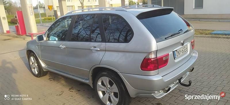 Używany BMW X5 2002 Srebrny SUV