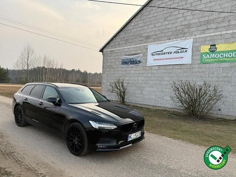 Czarny Używany 2018 Volvo V90 Kombi | 67 900 zł - Obraz 1/4