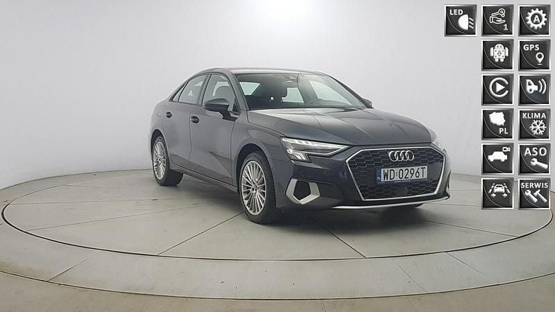 Szary Używany 2023 Audi A3 Advanced Sedan/Limuzyna | 109 850 zł (Super Cena) - Obraz 1/4