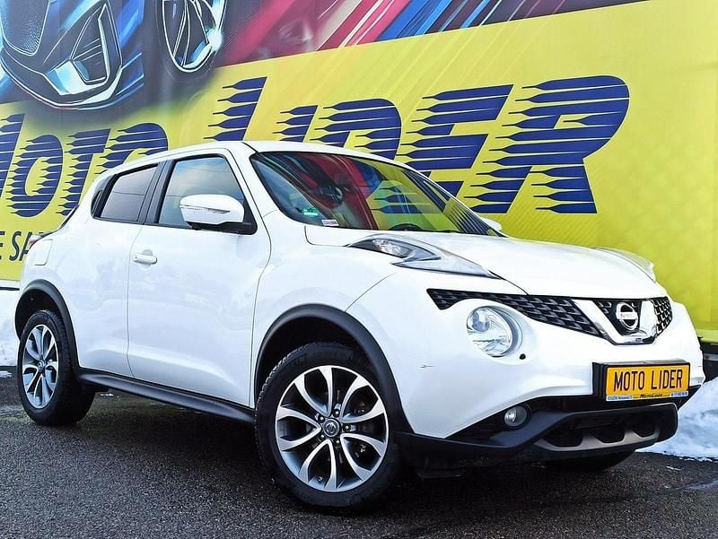 Biały Używany 2014 Nissan Juke Tekna+ SUV | 39 900 zł (Dość drogi) - Obraz 1/4